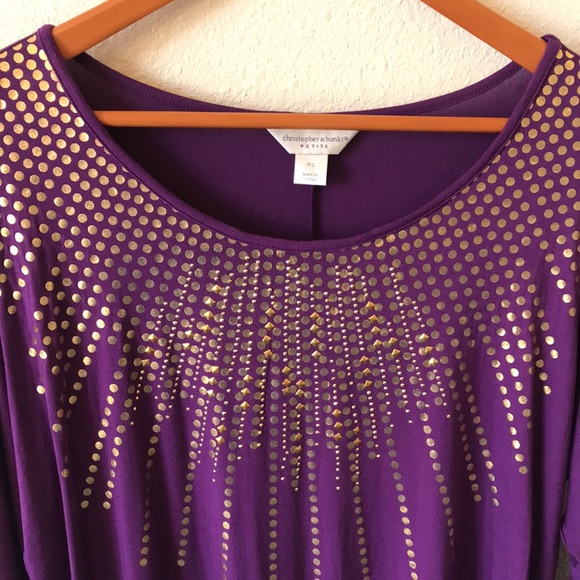 Christopher & Banks Embellished Blouse - Picture 11 of 12